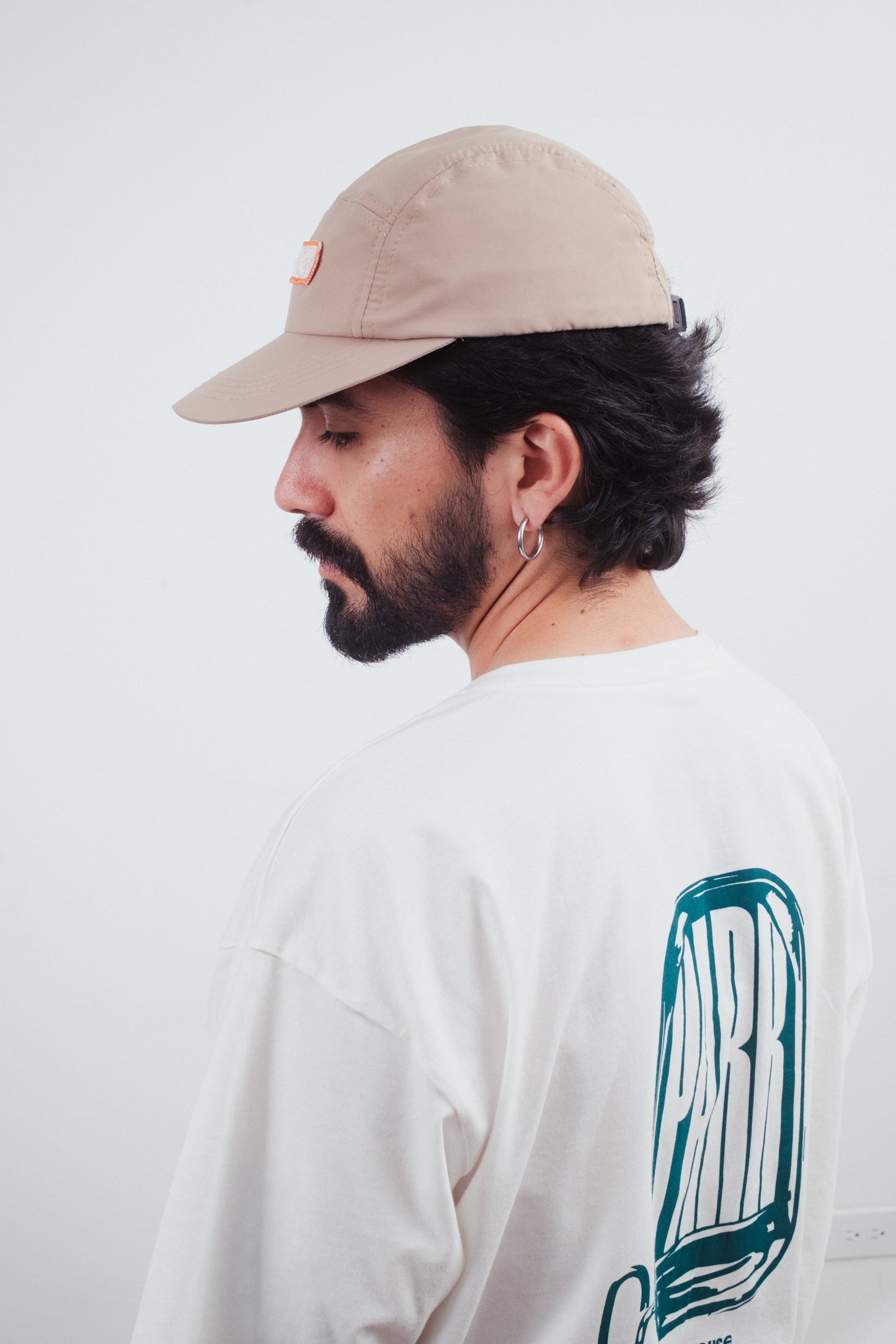 Gorra Five Panel Beige