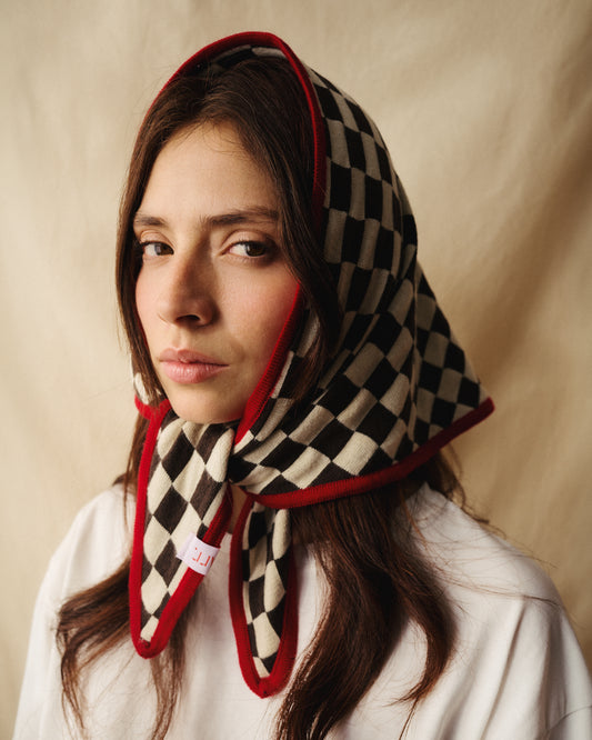 Bandana Tejida Cuadros