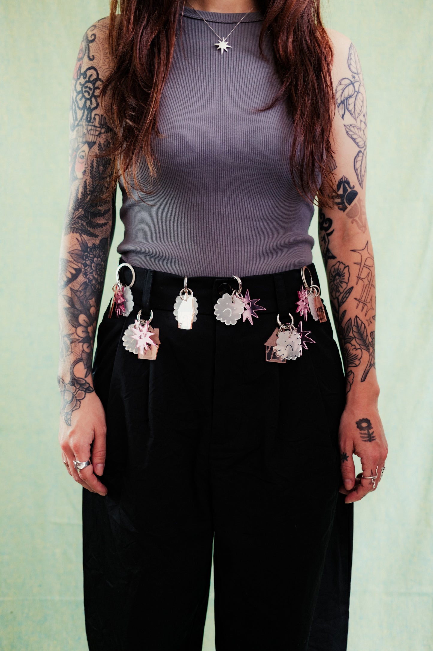 Llavero Casa, Nube y Estrella