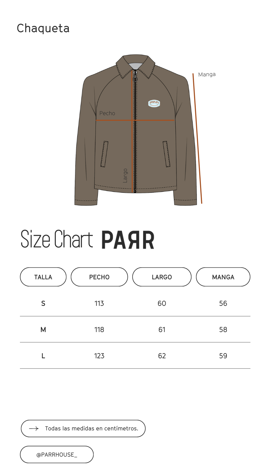 Chaqueta A La Parr Café